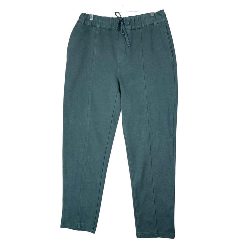 Zara Women's‎ Medium Green Casual Pants Elastic Waist Drawstring Comfort Relaxed